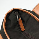 GUCCI Tote Bag Canvas Khaki Silver Auth 89723-10