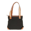 GUCCI Tote Bag Canvas Khaki Silver Auth 89723-2