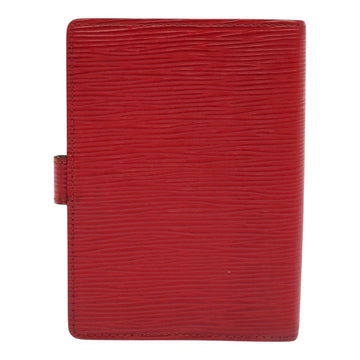 LOUIS VUITTON Epi Agenda PM Day Planner Cover Red R20057 LV Auth 89734 - 0