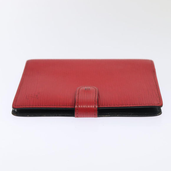 LOUIS VUITTON Epi Agenda PM Day Planner Cover Red R20057 LV Auth 89734