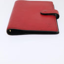 LOUIS VUITTON Epi Agenda PM Day Planner Cover Red R20057 LV Auth 89734-6