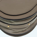 Chloe Nile Hand Bag Leather 2way Brown Gold Auth 89736V-15