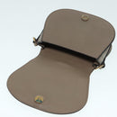 Chloe Nile Hand Bag Leather 2way Brown Gold Auth 89736V-10