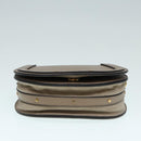 Chloe Nile Hand Bag Leather 2way Brown Gold Auth 89736V-5