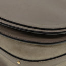 Chloe Nile Hand Bag Leather 2way Brown Gold Auth 89737-14