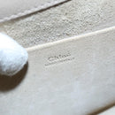 Chloe Nile Hand Bag Leather 2way Brown Gold Auth 89737-17