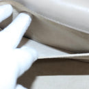 Chloe Nile Hand Bag Leather 2way Brown Gold Auth 89737-20