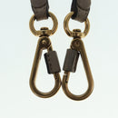 Chloe Nile Hand Bag Leather 2way Brown Gold Auth 89737-22