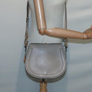 Chloe Nile Hand Bag Leather 2way Brown Gold Auth 89737-23