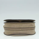 Chloe Nile Hand Bag Leather 2way Brown Gold Auth 89737-5