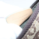 Christian Dior Trotter Canvas Saddle Pouch Brown Gold Auth 89738-12
