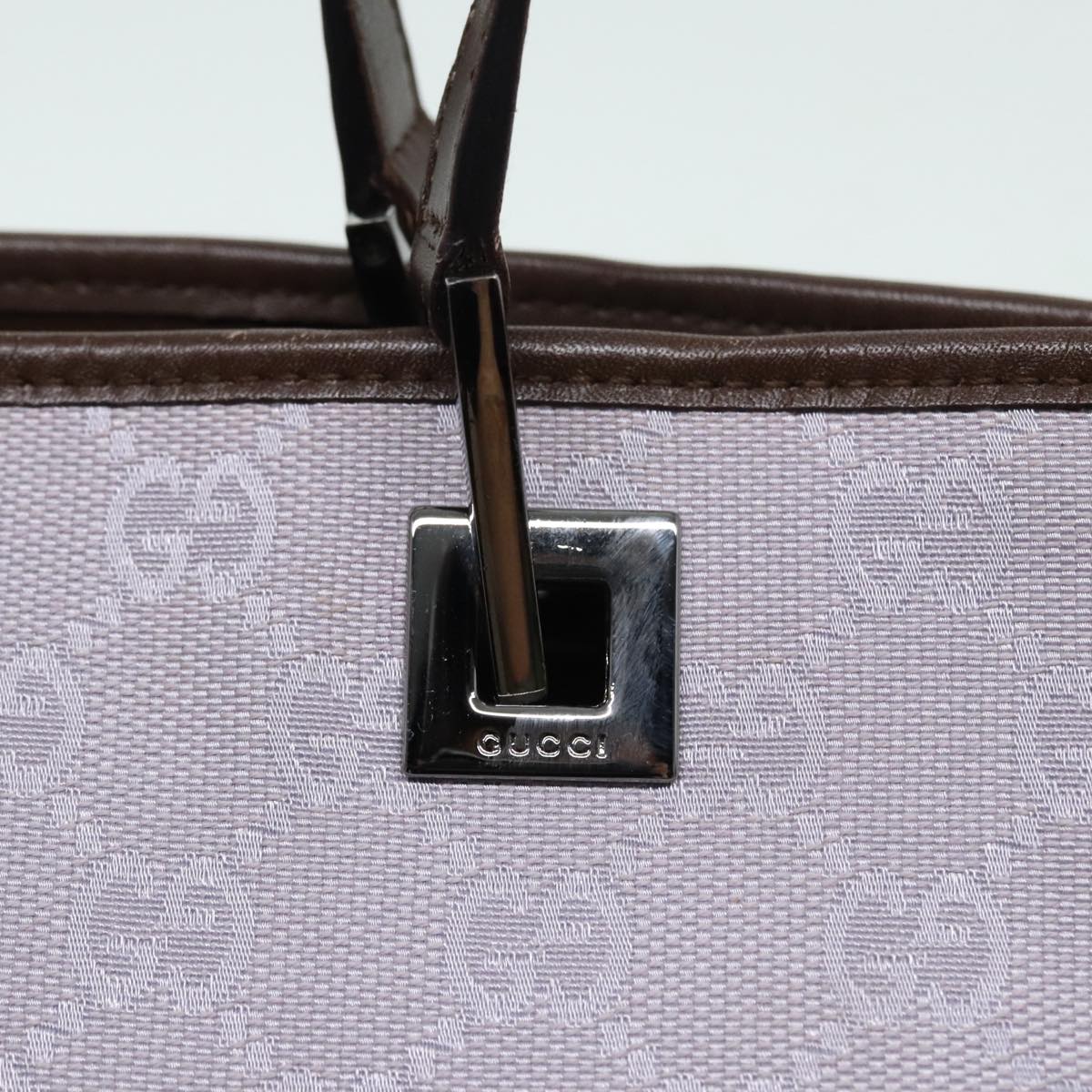 GUCCI GG Canvas Tote Bag Purple Auth 89758