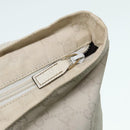 GUCCI GG Canvas Sherry Line Tote Bag White Auth 89762-15