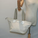 GUCCI GG Canvas Sherry Line Tote Bag White Auth 89762-23