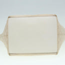 GUCCI GG Canvas Sherry Line Tote Bag White Auth 89762-9