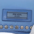 PRADA Shoulder Bag Nylon Blue Auth 89790-17