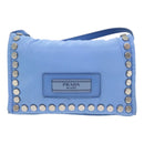 PRADA Shoulder Bag Nylon Blue Auth 89790-13