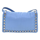 PRADA Shoulder Bag Nylon Blue Auth 89790-2