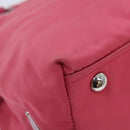 PRADA Tote Bag Nylon Pink Auth 89791-14