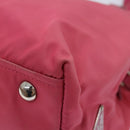 PRADA Tote Bag Nylon Pink Auth 89791-15