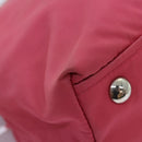 PRADA Tote Bag Nylon Pink Auth 89791-16