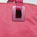 PRADA Tote Bag Nylon Pink Auth 89791-10