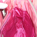 PRADA Tote Bag Nylon Pink Auth 89791-20
