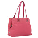 PRADA Tote Bag Nylon Pink Auth 89791-1