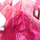 PRADA Tote Bag Nylon Pink Auth 89791-21