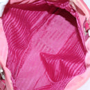 PRADA Tote Bag Nylon Pink Auth 89791-25
