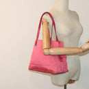 PRADA Tote Bag Nylon Pink Auth 89791-26