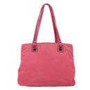 PRADA Tote Bag Nylon Pink Auth 89791-2