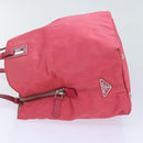 PRADA Tote Bag Nylon Pink Auth 89791-4