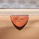 CELINE Macadam Canvas Umhängetasche PVC Leder Braun Auth 89824-20