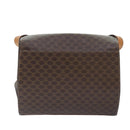 CELINE Macadam Canvas Umhängetasche PVC Leder Braun Auth 89824-2