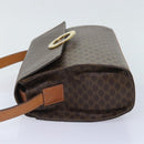 CELINE Macadam Canvas Umhängetasche PVC Leder Braun Auth 89824-4