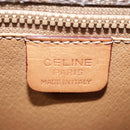 CELINE Macadam Canvas Shoulder Bag PVC Leather Brown Gold Auth 89829-23