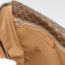 CELINE Macadam Canvas Shoulder Bag PVC Leather Brown Gold Auth 89829-27