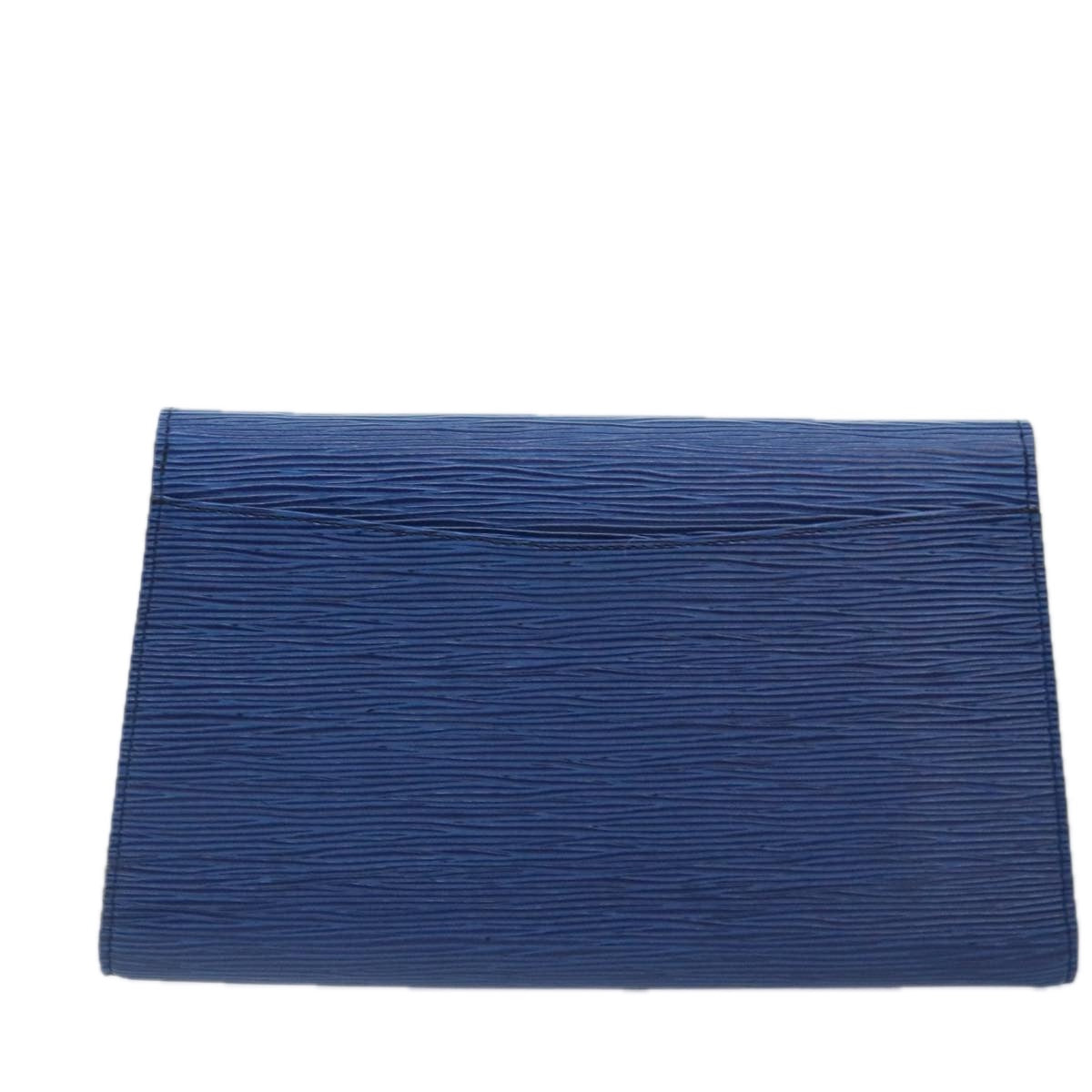 LOUIS VUITTON Epi Art Deco Clutch Bag Blue M52635 LV Auth 89834 - 0