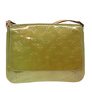 LOUIS VUITTON Monogram Vernis Thompson Street Bag Baby Blue M91009 Auth 89846-13