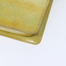 LOUIS VUITTON Monogram Vernis Motto Accessory Pouch Gris M91030 LV Auth 89849-16