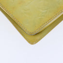 LOUIS VUITTON Monogram Vernis Motto Accessory Pouch Gris M91030 LV Auth 89849-17