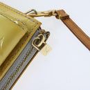 LOUIS VUITTON Monogram Vernis Motto Accessory Pouch Gris M91030 LV Auth 89849-18