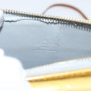 LOUIS VUITTON Monogram Vernis Motto Accessory Pouch Gris M91030 LV Auth 89849-19