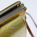 LOUIS VUITTON Monogram Vernis Motto Accessory Pouch Gris M91030 LV Auth 89849-10