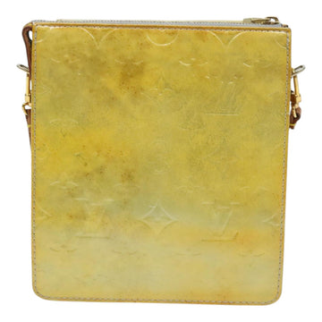 LOUIS VUITTON Monogram Vernis Motto Accessory Pouch Gris M91030 LV Auth 89849 - 0