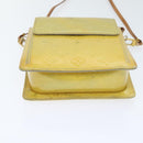 LOUIS VUITTON Monogram Vernis Motto Accessory Pouch Gris M91030 LV Auth 89849-5