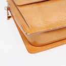 LOUIS VUITTON Monogram Vernis Motto Pouch Marshmallow Pink M91312 LV Auth 89850-9