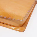 LOUIS VUITTON Monogram Vernis Motto Pouch Marshmallow Pink M91312 LV Auth 89850-21