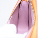 LOUIS VUITTON Monogram Vernis Motto Pouch Marshmallow Pink M91312 LV Auth 89850-18